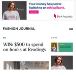 Win a $500 Readings Gift Card from Fashion Journal