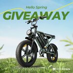 Win a CycHunter Electric Bike or 1 of 3 Prizes from Cycrown