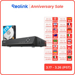 Reolink RLN8-410 8CH 4K NVR with 2TB HDD US$125.86 (~A$201.05) AU Stock Delivered @ Reolink Official Store AliExpress