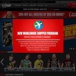 WweShop DVD/Blu Ray Sale from $5.99 EA + shipping, 20% off orders over $60