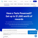 [NSW, QLD, SA, VIC] Tesla Powerwall Owners: Join AGL Battery Rewards Plan & Get Bonus $400 Bill Credit after 90 Days