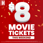 $8 Movie Tickets for September 13-14 @ HOYTS