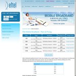 Eftel Mobile Broadband $5 1GB for The First 6 Mths $10 for Next 18mths + $15.95 Post for Dongle