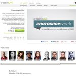 $0 = FREE Photoshop Tutorials Via creativeLIVE: 6 Days, 12 Instructors, over 40 Classes