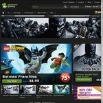 [Steam] Batman Sale! AA GOTY $4, AC GOTY $6, Lego Batman $4, Lego Batman 2 $6 Via GMG