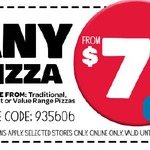 Traditional, Chef's best or Value Range Domino's Pizza $7.95 Each Pickup & Order Online Only