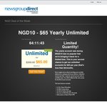 NewsgroupDirect Usenet Sale - $65 Yearly for Unlimited account
