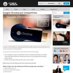 Win a Google Chromecast from Cybershack
