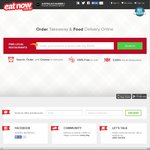 10% off Coupon @ EatNow [When You Pay with Credit Card or PayPal]