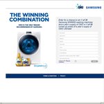 Win 1 x 30 Samsung Washing machines: Woolworths / Omo: $3,500