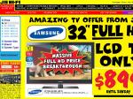 Samsung 32" Full HD LCD TV - $899 from JB Hi-Fi