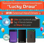 Like Transcend's Facebook Page to Win a 1TB External HDD