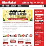 WineMarket $25 off Min $60 Spend until 8pm 04/11/14