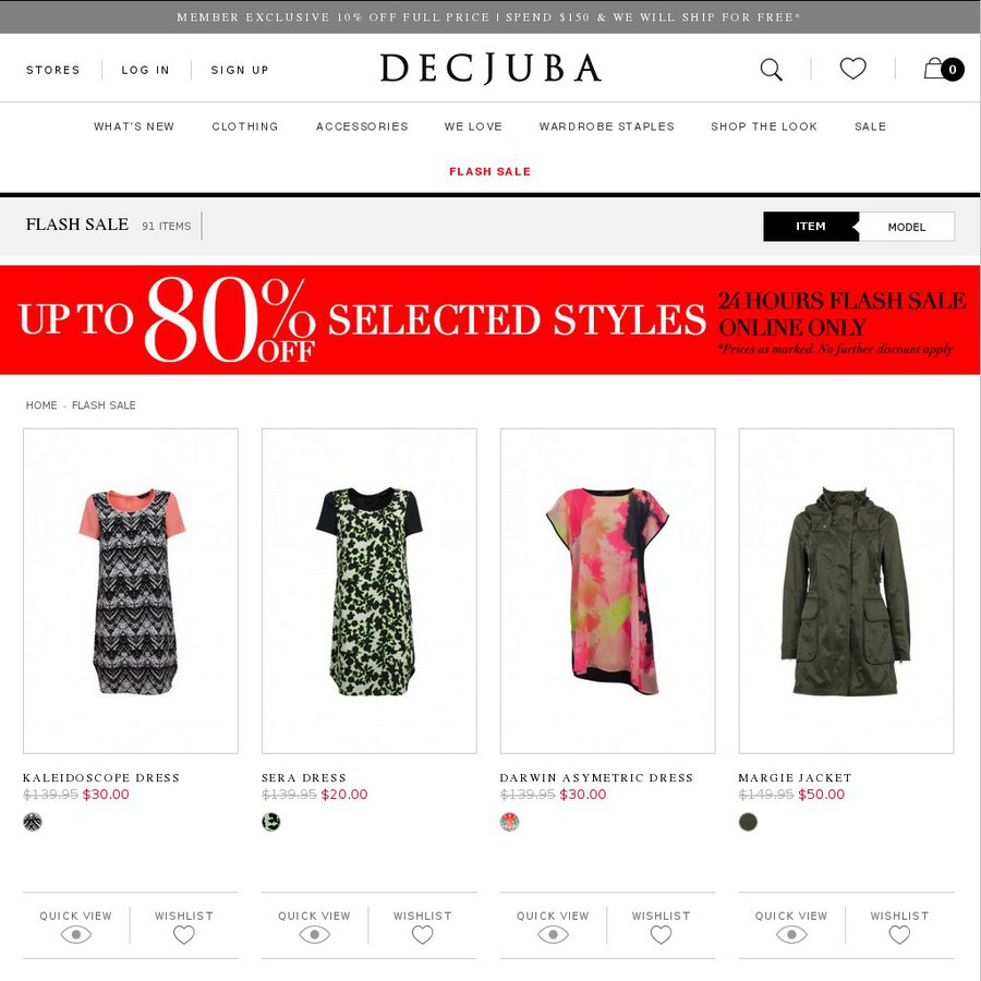 DECJUBA Flash Sale - up to 80% off Selected Styles - Ends 6pm TODAY ...