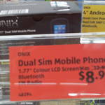 Onix Dual SIM Mobile Phone with Bluetooth and FM Radio $8.99 at Aldi (Cannon Hill, Brisbane)