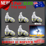 10x T10 5SMD 5050 Car Auto Light 194 168 Bulb 42% off Sale - $4.96 Shipped (AU Stock) @ Ezy Choice eBay
