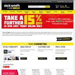Dick Smith Further 15% Off