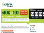 UBank: 10% p.a. on Term Deposits of $1,000-$10,000 - Limited to First 100 Only