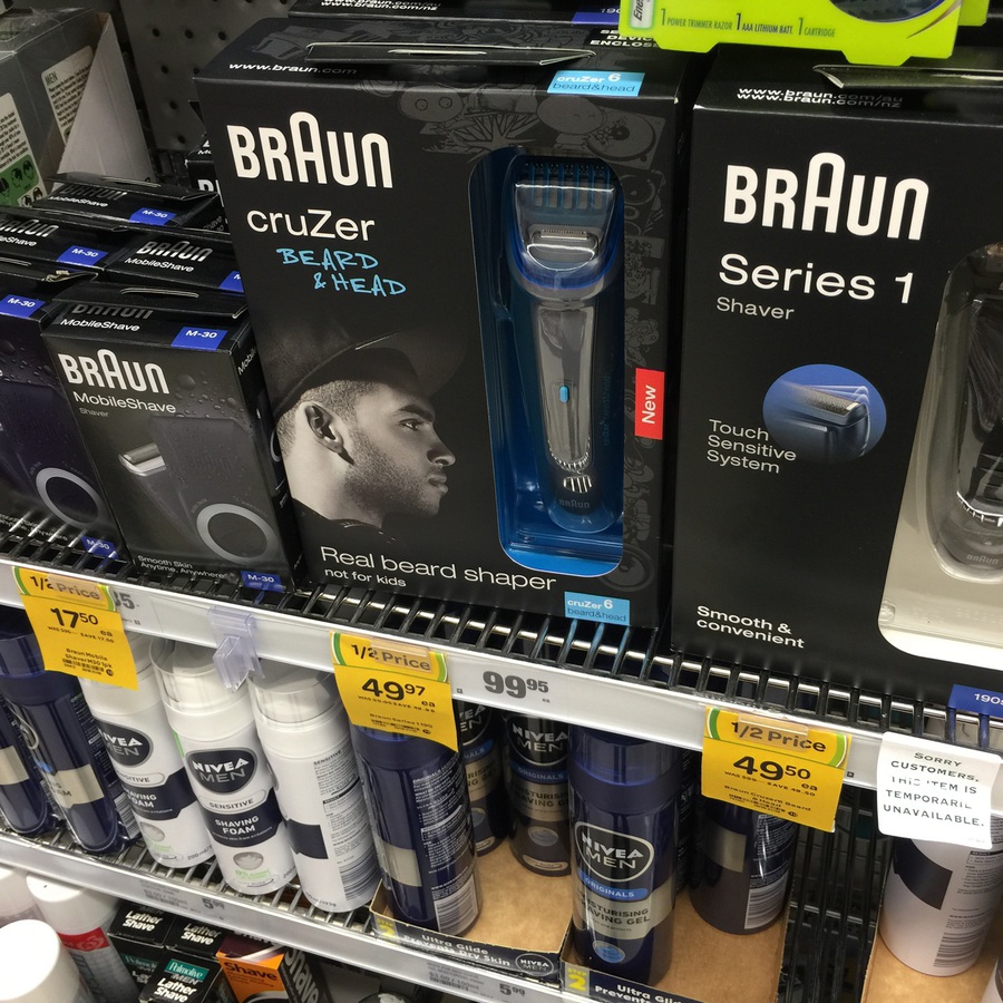 woolies shaver