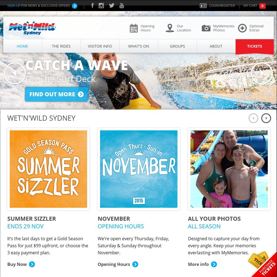 Wet N Wild Sydney: Buy 1 Day Ticket for $79, Get Rest of The Season ...