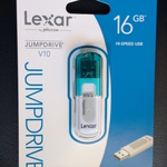 Lexar Jumpdrive V10 16GB USB 2 Flash Drive $4.99 at Australia Post