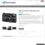 Fujifilm FinePix X70 Digital Camera Body Black - $784.79 Shipped w/ $20 Coupon @ T-Dimension