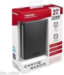 Toshiba Canvio Basics 2TB (Slim 2.5") USB 3.0 - $111.20 Delivered @ Futu eBay