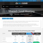 80% off Shared Cloud Hosting at On a Cloud - $0.99 Per Month