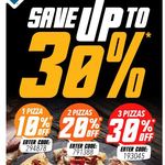 Save up to 30% on Census Night at Domino's Northmead NSW Only