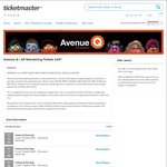 Avenue Q - All Remaining Tickets $49 @ Crown Perth