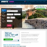 Orbitz - 15% off Participating Hotels for Travel before 31 March 2017