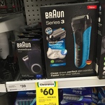 Braun Series 3 (Wet and Dry) Was $142 Now $60 and More on Clearance @ Woolworths Bakewell NT