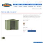 The Shed Man: Mist Green 1.83m X 1.85m Extra Height + FREE Delivery (Perth Metro Only*) $399 (Was $599 Save $200 off RRP)