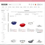 50% off Cookware eg. Woll, Staub, Ruffoni, Essteele (+ Free Delivery + $20 Off) + 65% off Sperry Canvas Boat Shoes $56 @ Myer