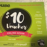 $10 off of House Pets Items (Min. Spend $20) Save for Shipping or Store Pick up