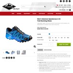 Salomon Speedcross 4 Blue $104 Free Delivery @ Clearance Mountain Designs