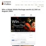 Win a Vitale Violin Package worth $1,500 from SuperiorViolins.com
