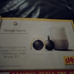 Google Home and Chromecast or Chromecast Audio for $209 @ JB Hi-Fi