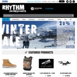 Winter Sale: 20% off Skis, Snowboards, Boots, Bindings, Poles & Outerwear @ Rhythm Snow Sports