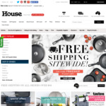 FREE Shipping Sitewide with No Minimum Spend @ House (Items from $0.70)
