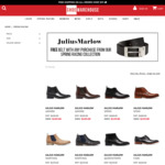 Free Julius Marlow Belt with Purchase of Spring Racing Styles @ Shoe Warehouse