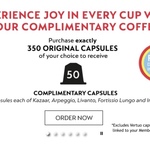 50 Complimentary Nespresso Pods When You Buy Exactly 350 @ Nespresso