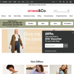 $20 off $75 / $30 off $100 (Extra 20% off Using Coupon Code) @ Cotton on