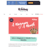 Win a Magnum of Champagne Every Month for 6 Months Worth a Total of $930 from Whimn / News Life Media
