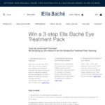 Win a 3-Step Ella Baché Eye Treatment Pack from Ella Baché