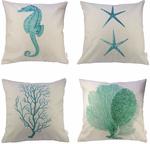 HIPPIH 4 Pack Throw Pillow Case $12.59 + Delivery (Free with Prime/ $49 Spend) @ Fancee Home Deal via Amazon AU