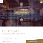Win a Taylor Swift Prize Pack (Includes 2x Concert Tickets, Accommodation + More) from Alex Perry Hotel [QLD, No Travel]