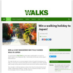Win a Walking Holiday to Japan from Great Walks