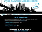 Free deliveries by 'Free Runner Messengers' in Melbourne CBD