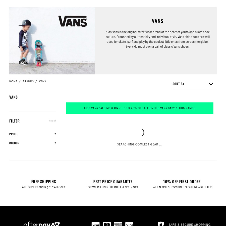 vans original website